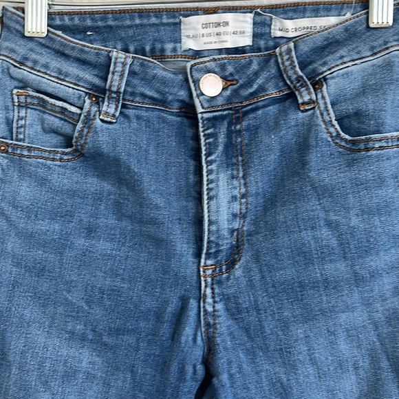 Cotton On Mid Cropped Skinny Jeans - Picture 7 of 10
